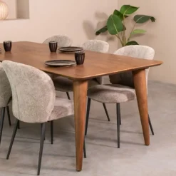 Fly Eetkamertafel Naturel mangohout 250 cm