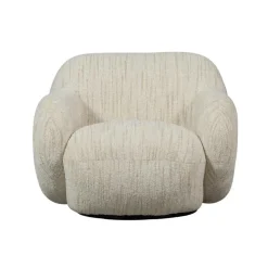Folke Fauteuil chenille naturel melange