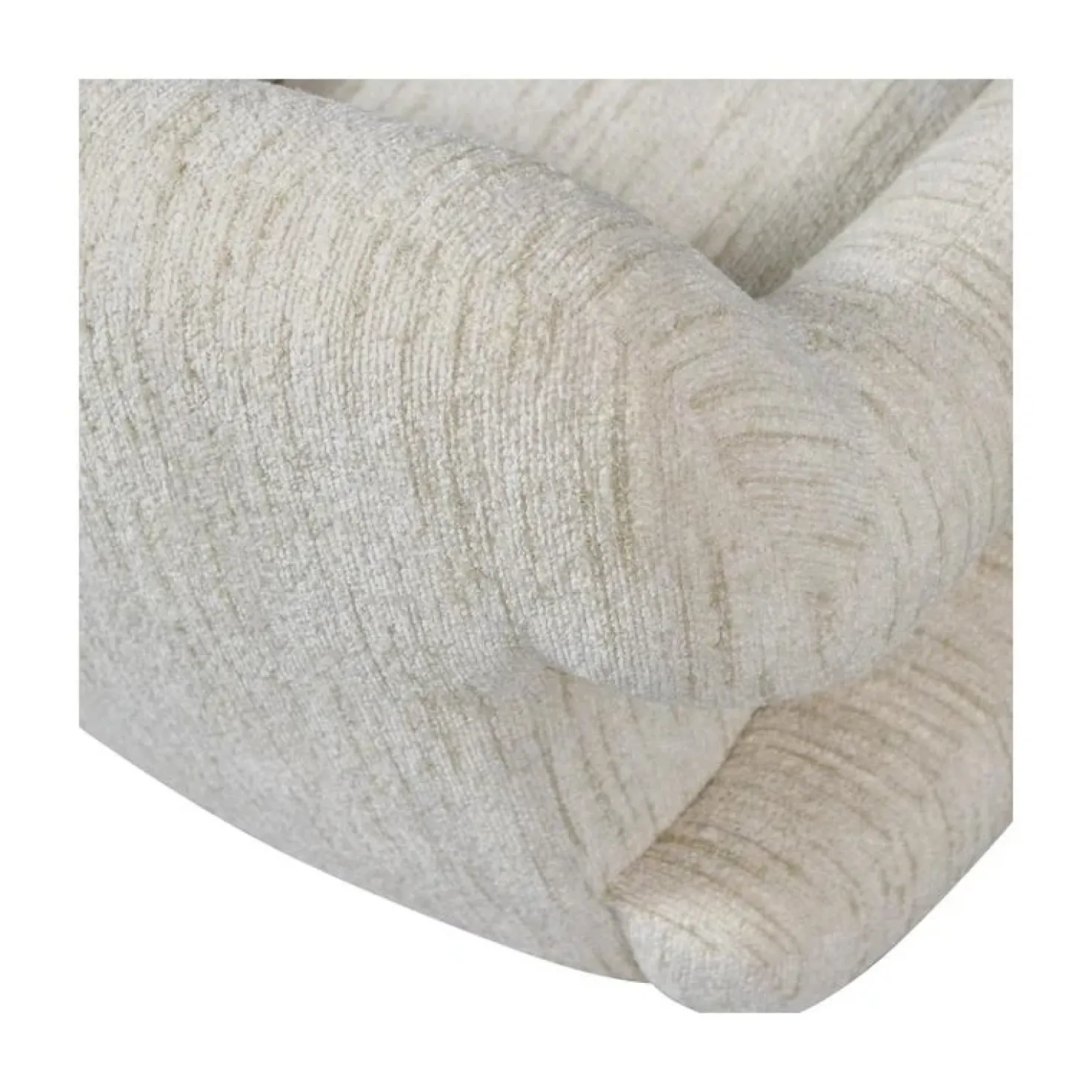 Folke Fauteuil chenille naturel melange
