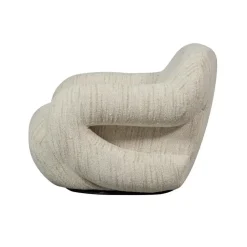 Folke Fauteuil chenille naturel melange