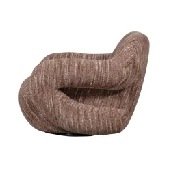Folke Fauteuil chenille oudroze melange