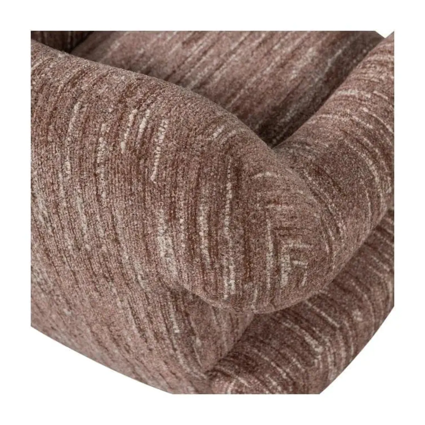 Folke Fauteuil chenille oudroze melange