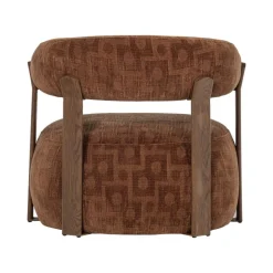 Foon Fauteuil Structuurstof Bruin