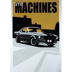 Ford Mustang Time Machines - metalen bord
