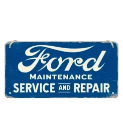 Ford service & repair 10cm x 20cm- metalen bord