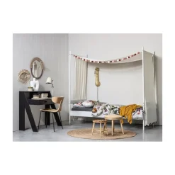 Form Eetkamerstoel hout met metalen poot naturel