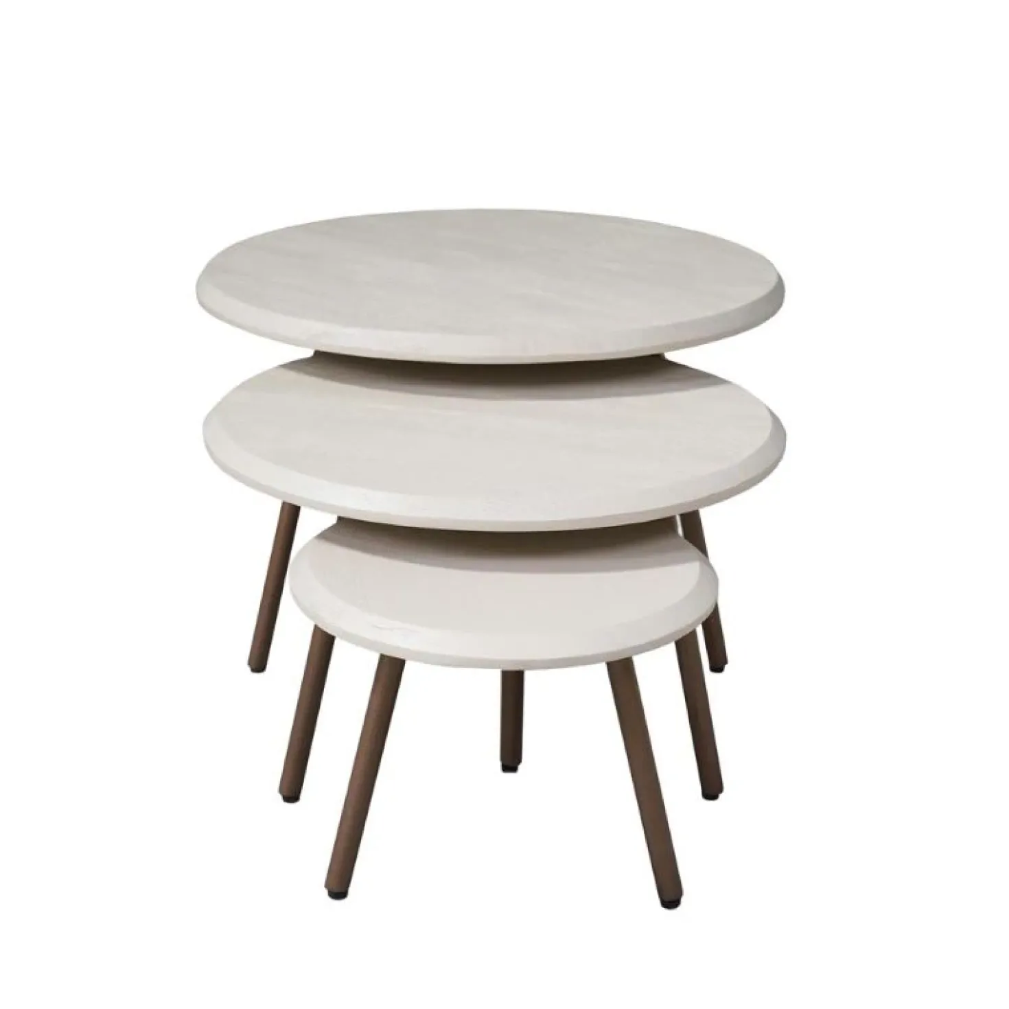 Franklin salontafel set van 3 zand