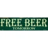 Free Beer - metalen bord