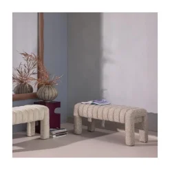 Frex Bankje Bouclé Bruin 110cm