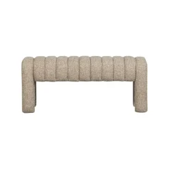 Frex Bankje Bouclé Bruin 110cm