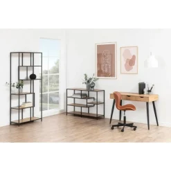 Freya Bureau Hout met zwarte poten 110cm