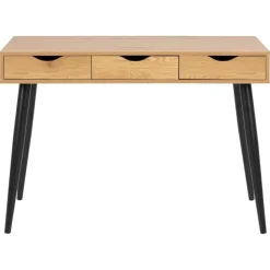 Freya Bureau Hout met zwarte poten 110cm