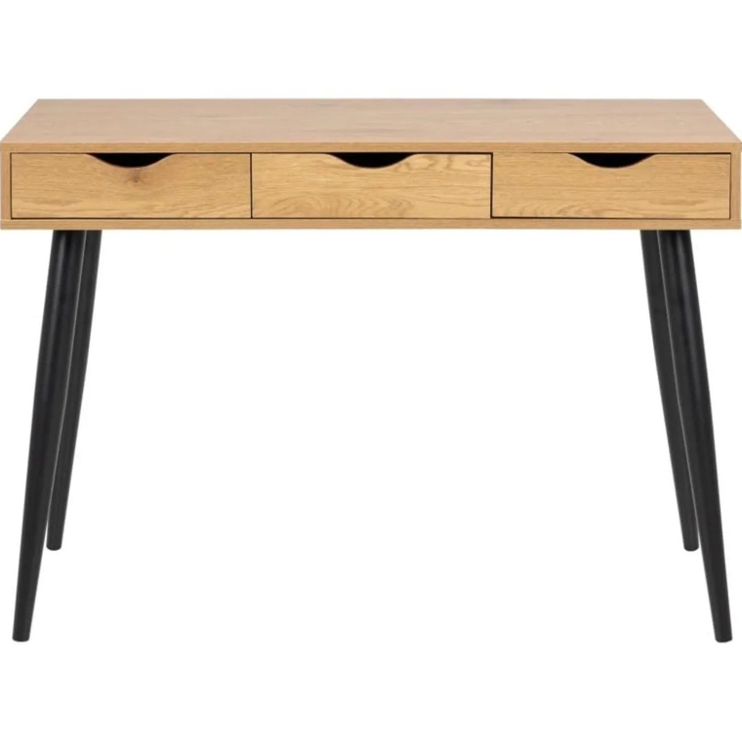 Freya Bureau Hout met zwarte poten 110cm