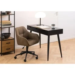 Freya Bureau Zwart 110cm