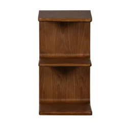 Frey Multifunctionele bijzettafel multiplex bruin 60cm