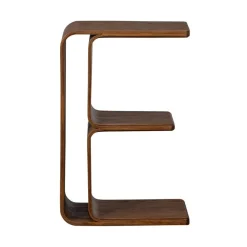 Frey Multifunctionele bijzettafel multiplex bruin 60cm