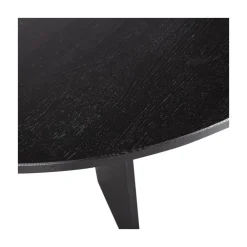 Fries Eettafel rond eiken blacknight 129cm