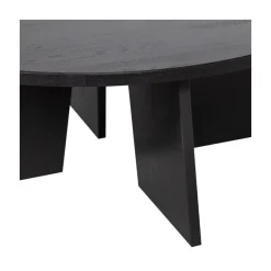 Fries Salontafel eiken blacknight 90cm