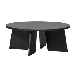 Fries Salontafel eiken blacknight 90cm