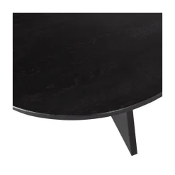 Fries Salontafel eiken blacknight 90cm