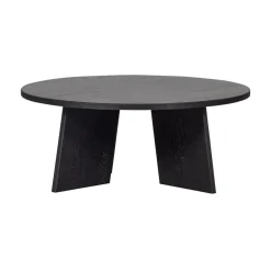 Fries Salontafel eiken blacknight 90cm