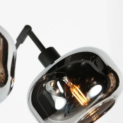 Gabriella 5-lichts Booglamp Smoke Glas