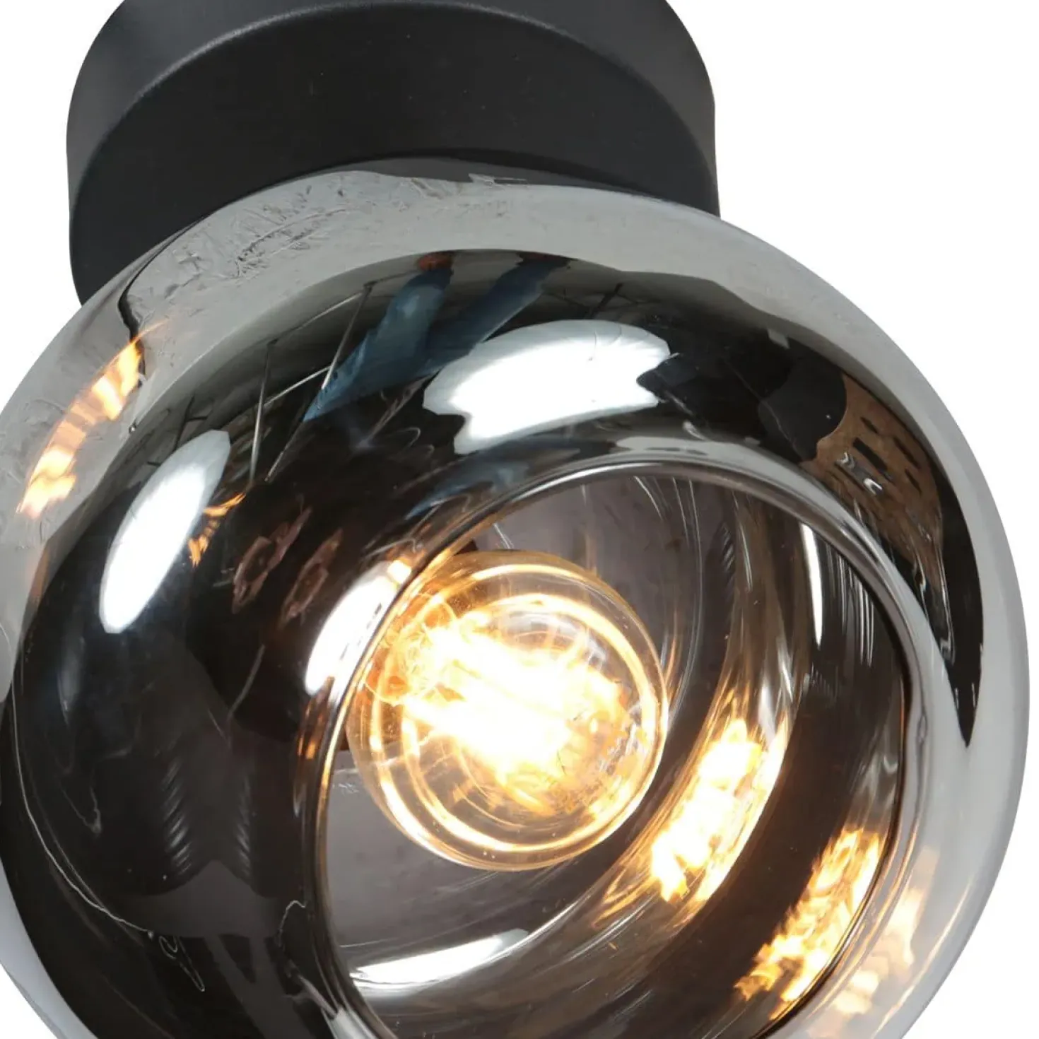 Gabriella 1-lichts Spot Smoke Glas