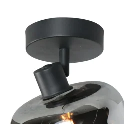 Gabriella 1-lichts Spot Smoke Glas
