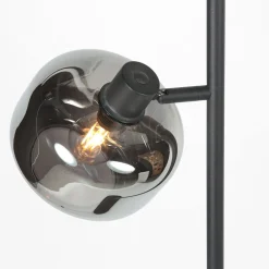 Gabriella 2-lichts Vloerlamp Smoke Glas