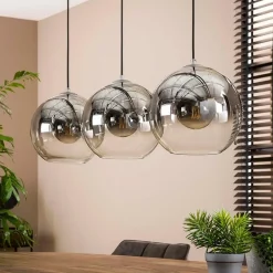 Galsa 3-lichts hanglamp industrieel