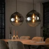 Galsa 2-lichts Hanglamp XL smoke zwart