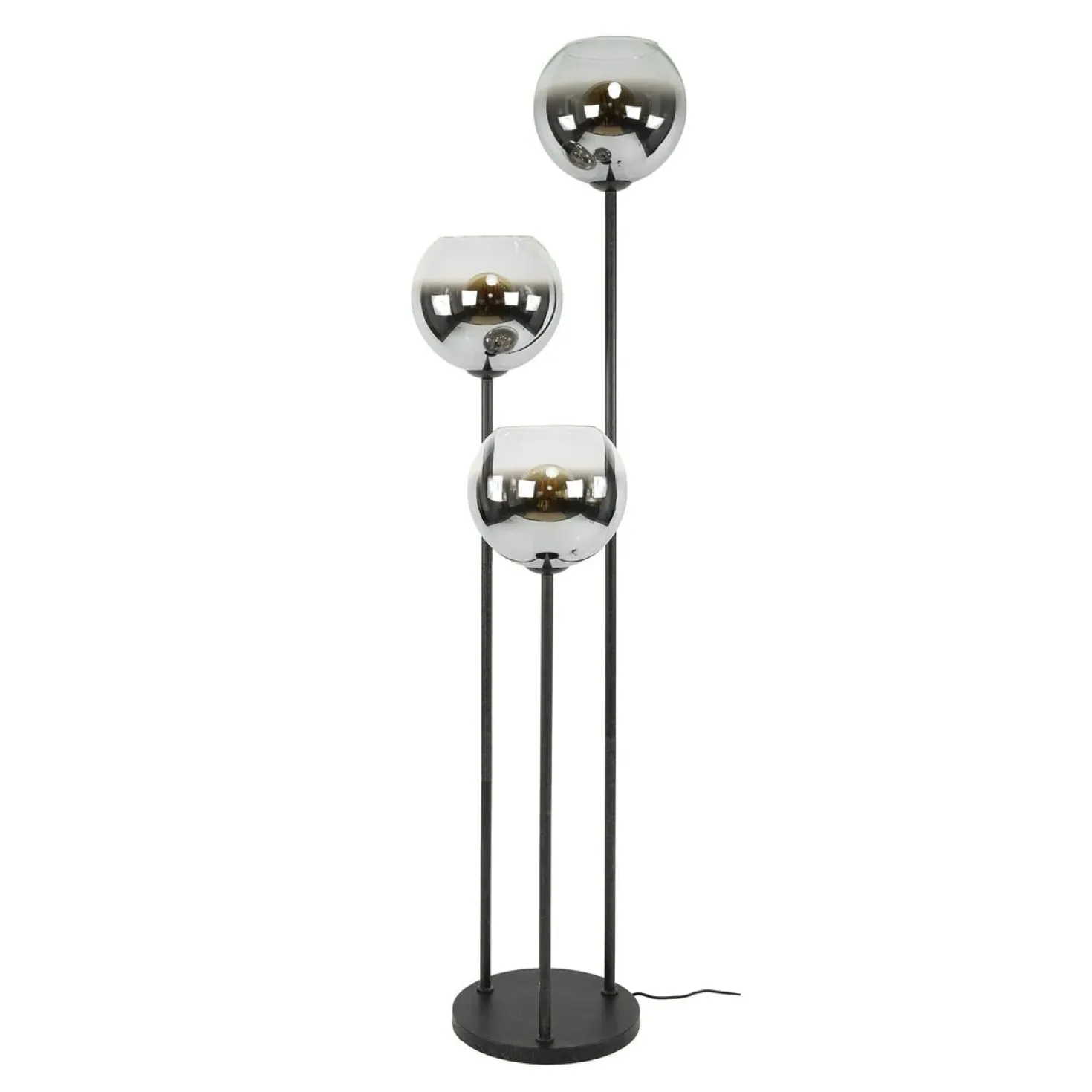 Galsa 3-lichts Vloerlamp Smoke glas