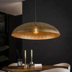 Gemini Hanglamp 90cm Brons antiek