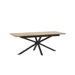 Gerard uitschuifbare eettafel naturel 160-200cm