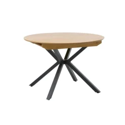 Gerard uitschuifbare ronde eettafel naturel 120-170cm