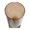 Gigi 1-lichts Tafellamp gehamerd glas bruin 51cm