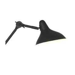 Gijs 1-lichts Bureaulamp Zwart