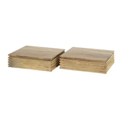 Gina Zwevend Nachtkastje set van 2 acaciahout 30cm