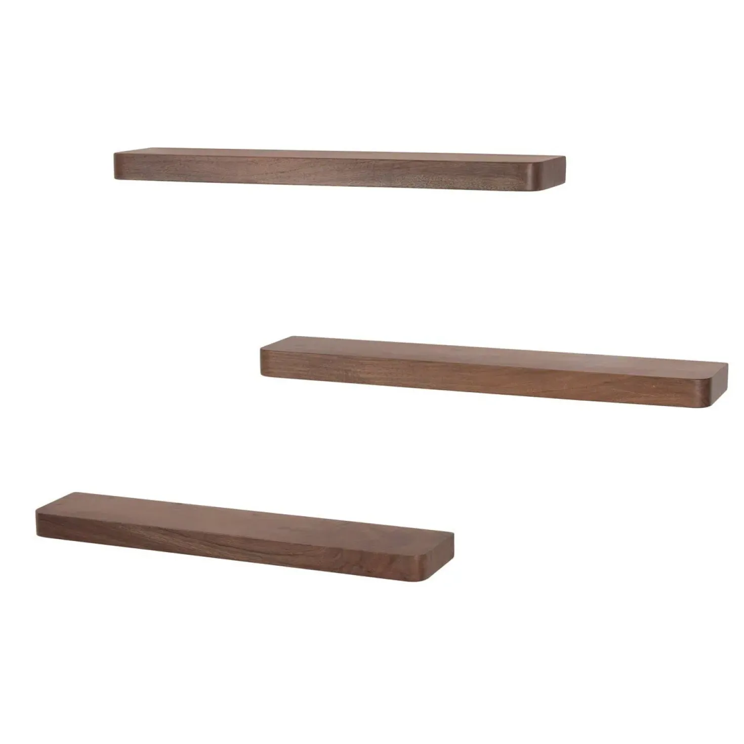 Giorgia Wandplank Acaciahout set van 3 60cm