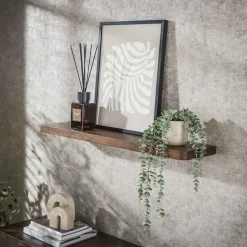 Giorgia Wandplank Acaciahout Bruin 90cm