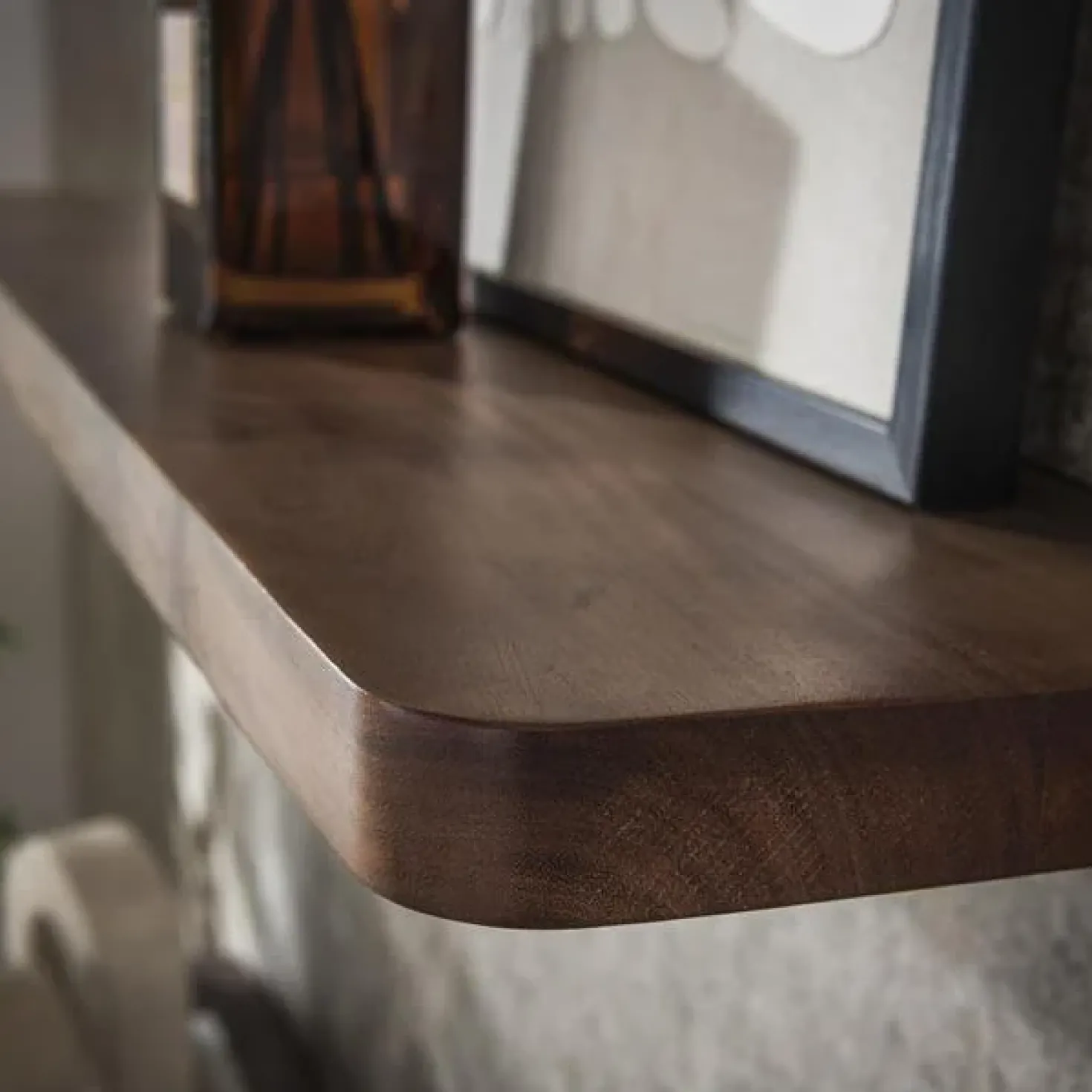 Giorgia Wandplank Acaciahout Bruin 120cm