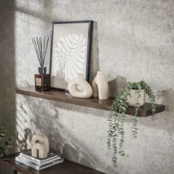 Giorgia Wandplank Acaciahout Bruin 120cm