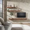 Giorgia Wandplank hoog Acaciahout Bruin 150cm