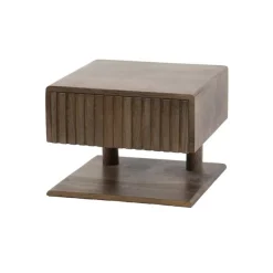 Giorgia Zwevend Nachtkastje 1 plank Acaciahout Bruin 35cm