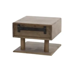 Giorgia Zwevend Nachtkastje 1 plank Acaciahout Bruin 35cm