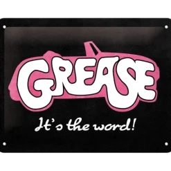Grease - It’s the word! - metalen bord