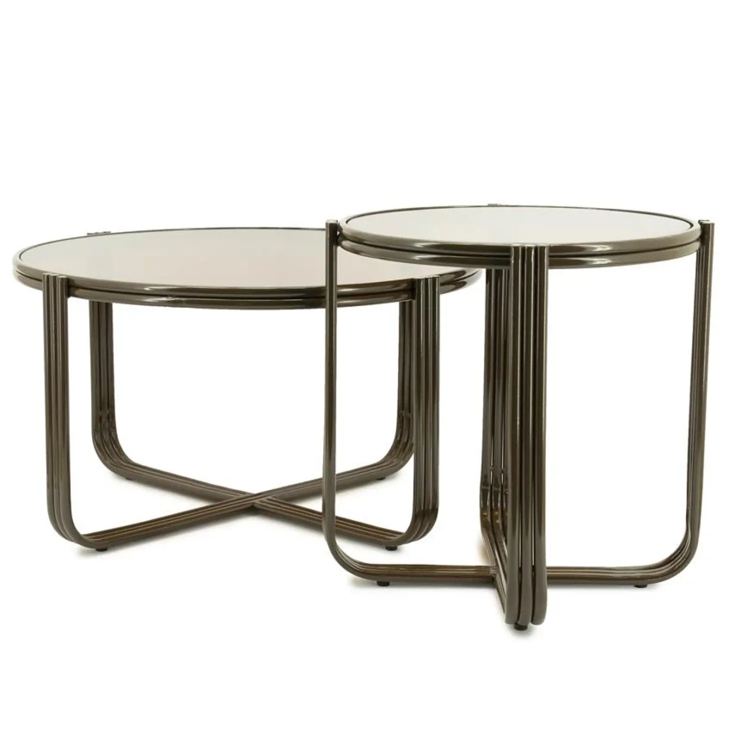 Groovy Salontafel rond Bruin 63cm