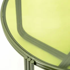 Groovy Salontafel rond Groen 63cm
