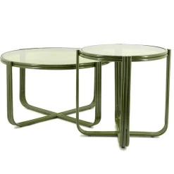 Groovy Salontafel rond Groen 63cm