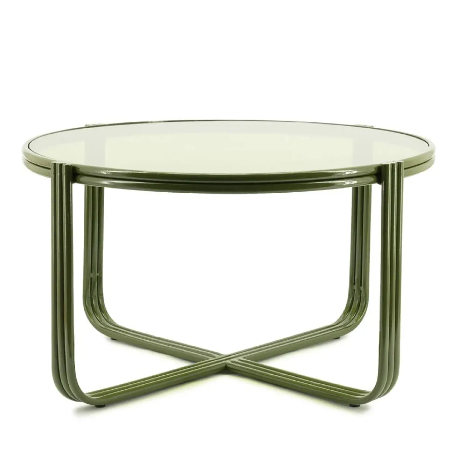 Groovy Salontafel rond Groen 63cm